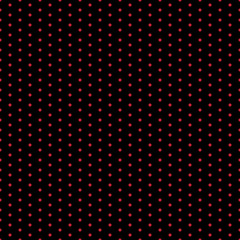 Red and Black Polka Dots Seamless Pattern - Red and black polka dots design