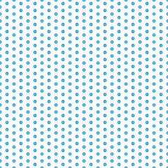 Polka Dots Seamless Pattern - Light blue polka dots on white background