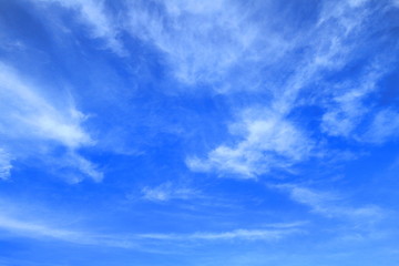 初夏　夏　はけ雲　スジ雲