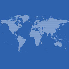 world map design illustration