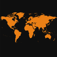 Fototapeta na wymiar world map design illustration