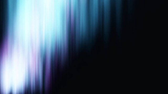 Animation of the northern lights on a black background. Space and aurora borealis.