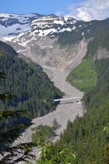 Rainier and Olympic Mountains