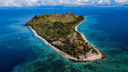 Fiji Islands beach by Air