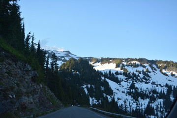 Rainier and Olympic Mountains