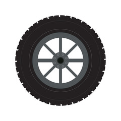 Obraz premium Tire wheel symbol