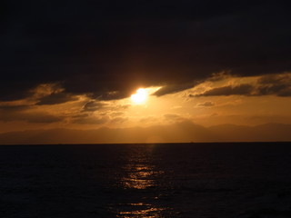 夕暮れ
