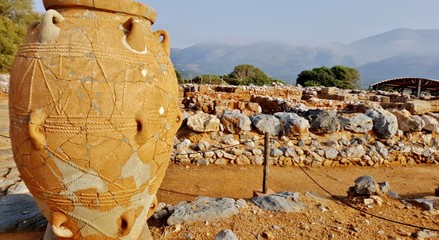 Archäologie auf Kreta in Malia Palast