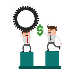 Obraz premium Business teamwork coworkers