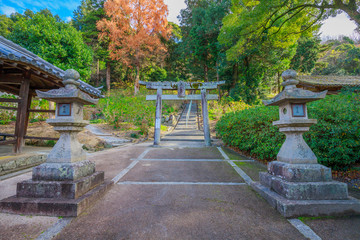 吉備津神社の風景