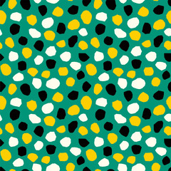 Random shapes background. Seamless pattern.Vector. ランダムな形のパターン