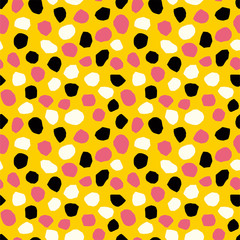 Random shapes background. Seamless pattern.Vector. ランダムな形のパターン