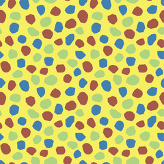 Random shapes background. Seamless pattern.Vector. ランダムな形のパターン