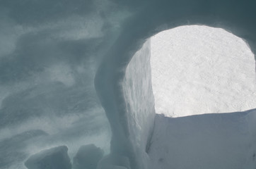 氷の建物