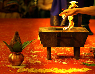 indian wedding traditional candid photo