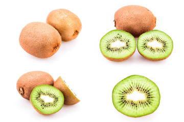 kiwi isolated on white background