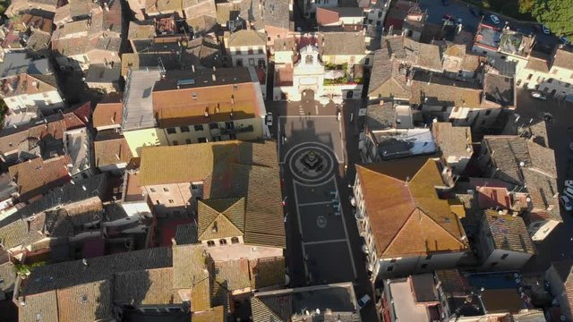 The medieval village of Sutri in the Tuscan hills