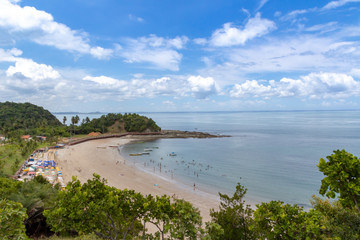 Beach and Sea of Salvador, Bahia - Brazil.