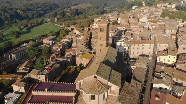 The medieval village of Sutri in the Tuscan hills