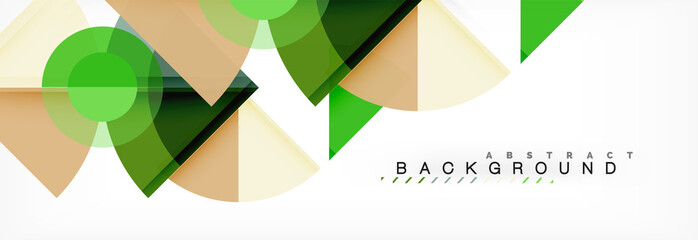 Modern geometric abstract background