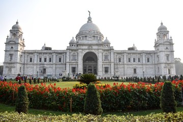Fototapeta na wymiar Victoria Memorial Kolkata 