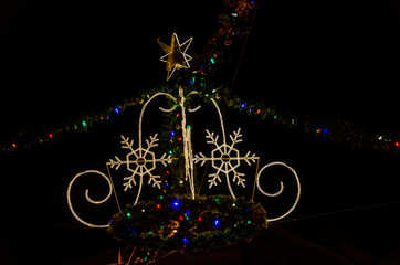 Christmas Lights at Night 3685