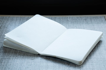 emtry page notebook for design