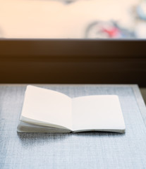 emtry page notebook for design