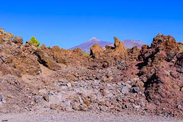 Great view to Teide volcano. Tenerife. Canary Islands..Spain