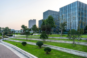 modern business office building exterior