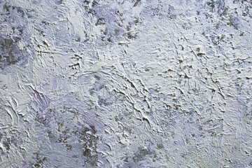 multi-colored brushstrokes of oil paint on the canvas of the artist. texture