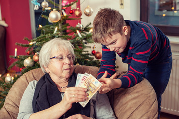 money- gift for grandson