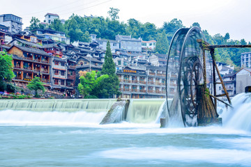 landscape of Phoenix ancient town(Fenghuang),Hunan,China
