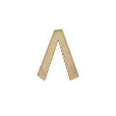 Eight 8 Arabic Number alphabet letter different style 3d volumetric wood texture font set isolated on white background 3d illustration