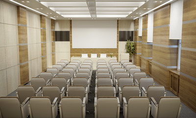 conference room, meeting room, interior visualization, 3D illustration