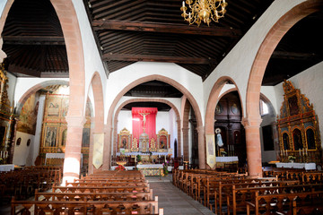 San sébastian de La Gomera: historic town with Placa de las America and Placa de la Constitucion,...