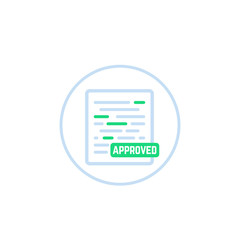 document approved icon