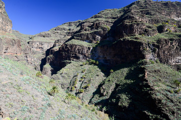 La Gomera: hinking from Alajeró to Imada, througth the Canyopn de Guarimiar and up to the Cabezo de las Vetilas