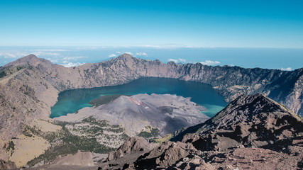 Crater Lake of Mt. Rijani