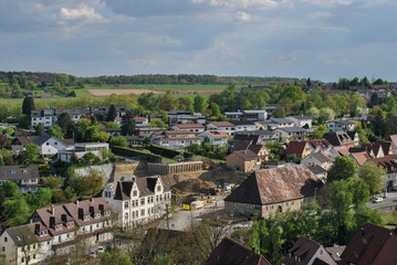 Fototapeta na wymiar Landschaft Städte Burgen Deutschland