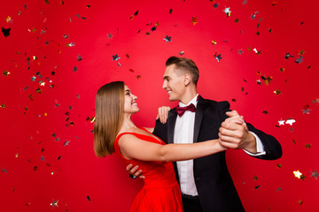 Portrait of two nice tender lovely attractive gorgeous elegant c © deagreez