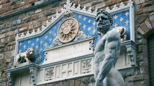 Hercules  Statue In The Palazzo Vecchio (Florence).