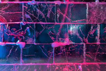 ice transparent wall