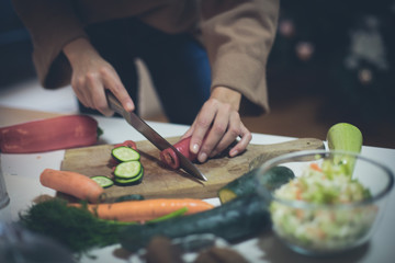 Fresh ingredients for a healthy meal.