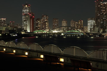 Fototapeta na wymiar 東京湾の公園