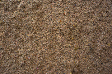 Raw dirty industrial sand