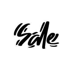 Holiday sale, Christmas discount, new year special offer - great handdrawn lettering for markets, shops and shopping centres