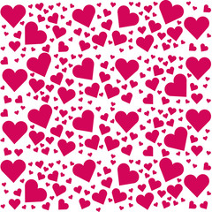 love hears background illustration 