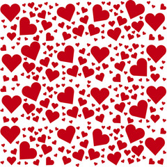 love hears background illustration 