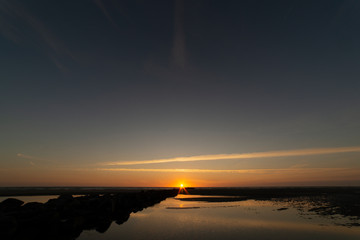 Sunset on Texel